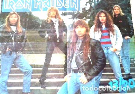 Fotos de Cantantes: iron maiden poster color cuadruple anos 90s rock heavy metal