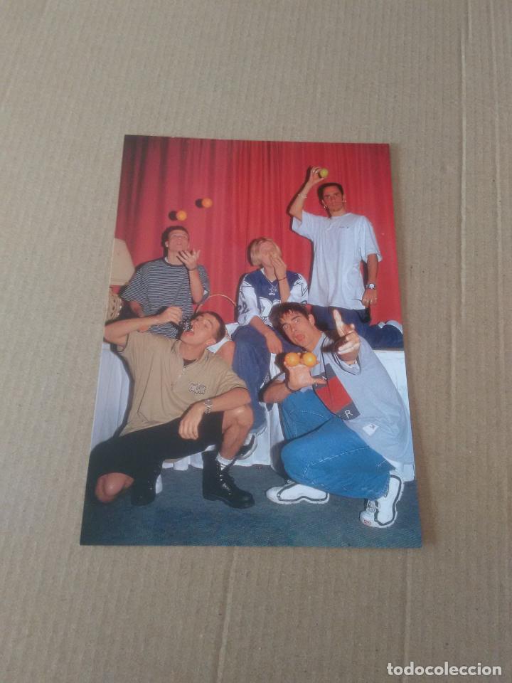 Fotos de Cantantes: TIPO FOTO POSTAL BSB BACK STREET BOYS SUPER POP A&Ntilde;OS 90 AUTOGRAFOS IMPRESOS EN TRASERA