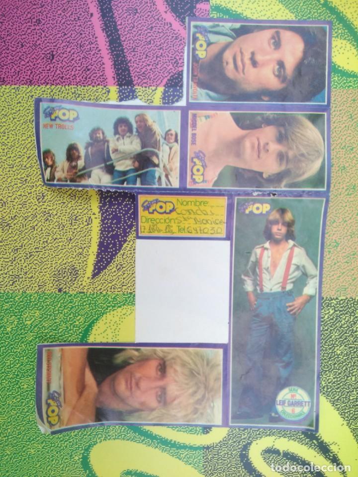 Fotos de Cantantes: Antiguas pegatinas revista super pop