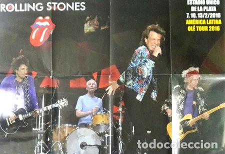 Fotos de Cantantes: poster gigante de rolling stones en el estadio de la plata