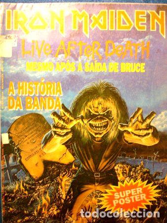 Fotos de Cantantes: iron maiden poster gigante color live after death 84 x 54 cm