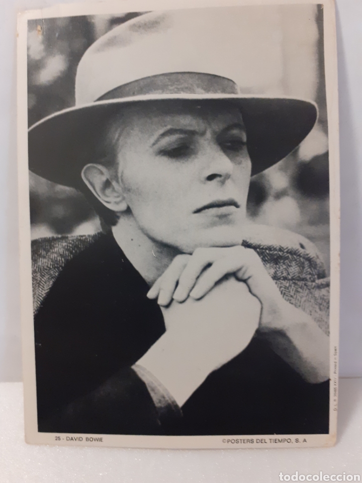 Fotos de cantantes: POSTAL POSTERS DEL TIEMPO DAVID BOWIE