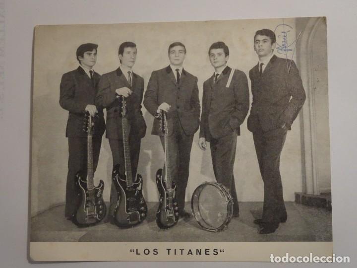 Photos of Singers: POSTAL PROMOCIONAL ,LOS TITANES , FIRMADA POR UN COMPONENTE, VER FOTOS