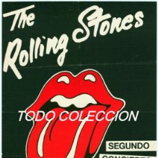 Fotos de Cantantes: THE ROLLING STONES: REPRO POSTER ESTADIO CALDERON EN MADRID- 1982-PARA ENMARCAR!!