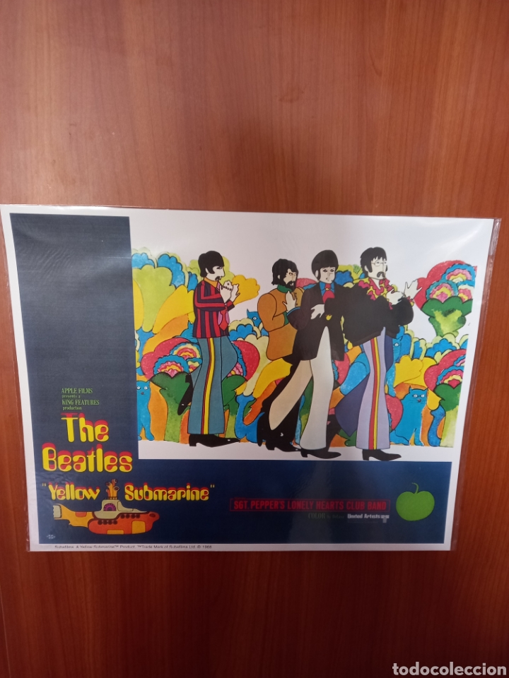 Fotos de Cantantes: THE BEATLES: 8 LAMINAS DE YELLOW SUBMARINE-REPROS DE SUS LOBBYS ORIGINALES U.K-GRAN TAMA&Ntilde;O!