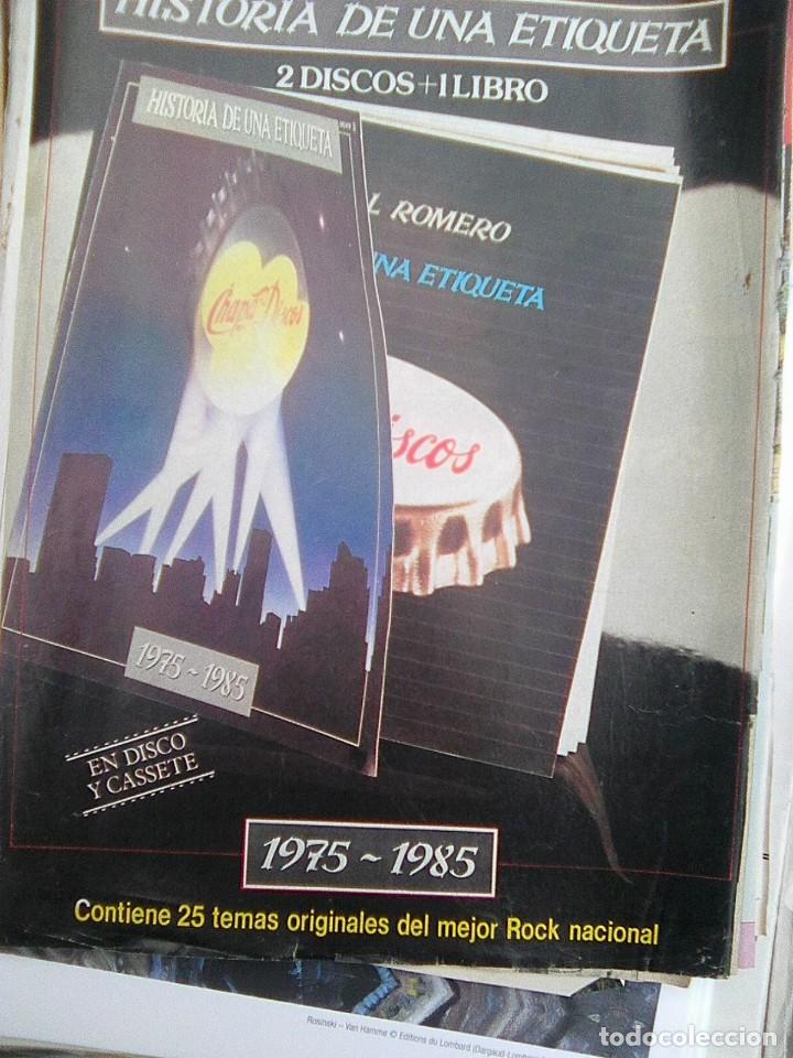 Fotos de Cantantes: Chapa Discos. Historia de una etiqueta - poster A4 promo El Gran Musical 1985- Le&ntilde;o, Asfalto, Topo..