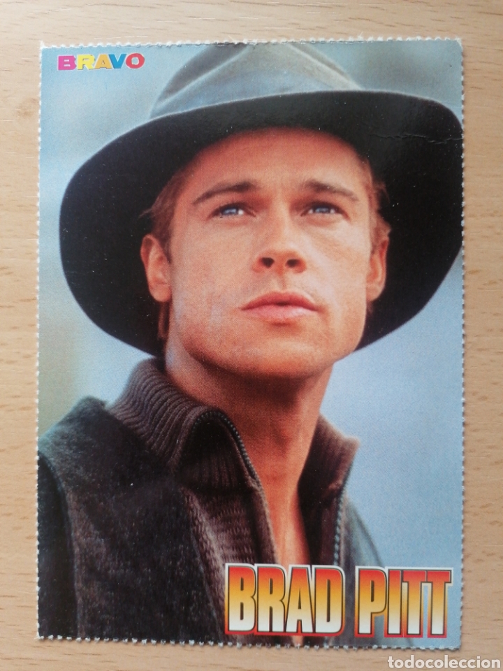 Photos of Singers: POSTALES BRAVO. BRAD PITT 13,5 X 9,5 CMS
