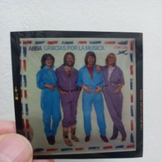 Fotos de Cantantes: ABBA: SLIDE ORIGINAL DE COMPAÑIA PUBLICITARIA 100 X100 ORIGINAL COLECCIONISTAS-GRAN TAMAÑO!!