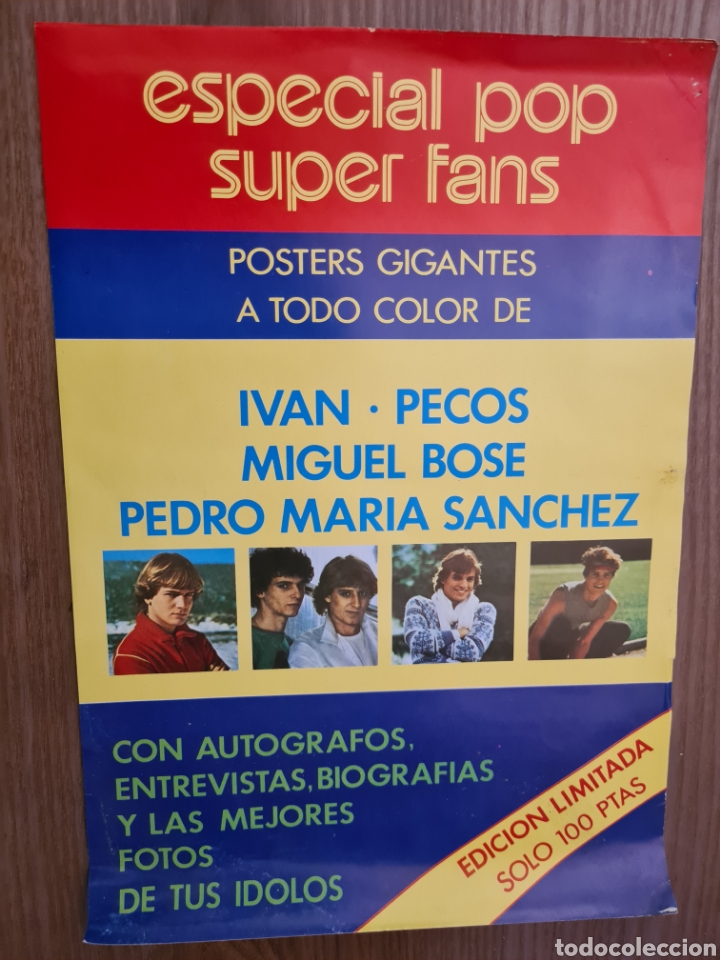 Fotos de Cantantes: LINDA ESPECIAL POP SUPER FANS IVAN PECOS BOSE PEDRO MARIA SANCHEZ
