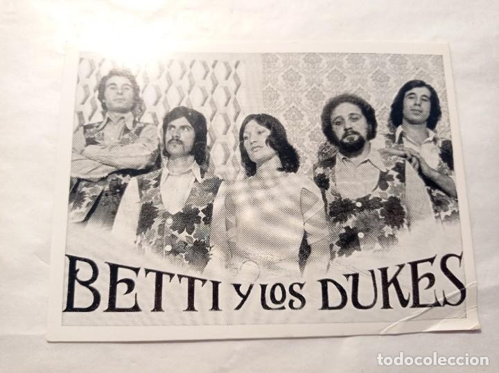 Photos de Chanteurs et Chanteuses: Fotograf&iacute;a original a&ntilde;os 60/70 BETTI Y LOS DUKES