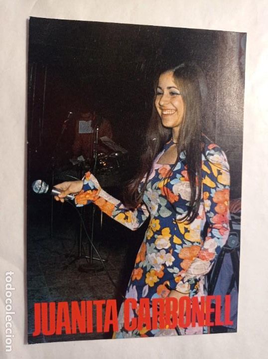 Photos de Chanteurs et Chanteuses: Fotograf&iacute;a original a&ntilde;os 70-60 artista Juanita Carbonell