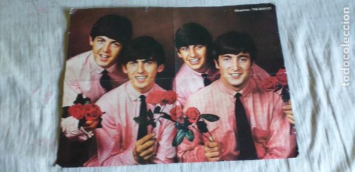 Fotos de Cantantes: THE BEATLES-VIBRACIONES-POSTER 550X410MM-REVERSO-MICK JAGGER