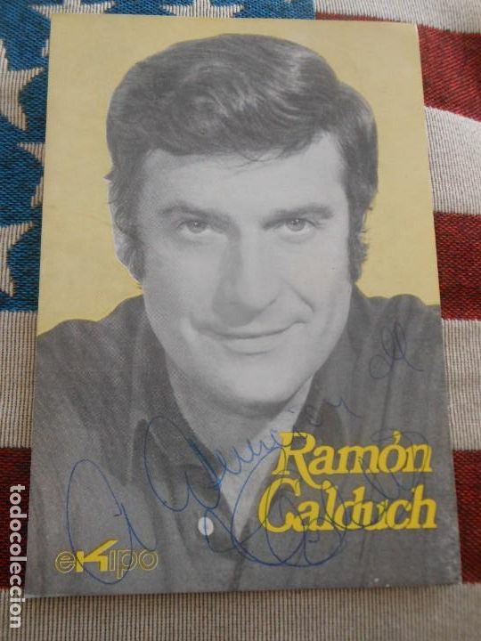 Fotos de Cantantes: RAMON GALDUCH - TARJETA POSTAL CON DISCOGRAFIA 1971 CON AUTOGRAFO