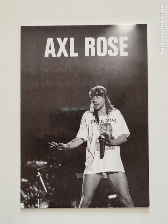 Photos of Singers: POSTAL GUNS N'ROSES AXL ROSE 878
