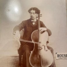 Fotos de Cantantes: ENRIC MORERA I VIURA BCN. 1865-1942 - ANTIGUA FOTOGRAFIA (ALBUMINA ) SARDANA LA SANTA ESPINA , LES F