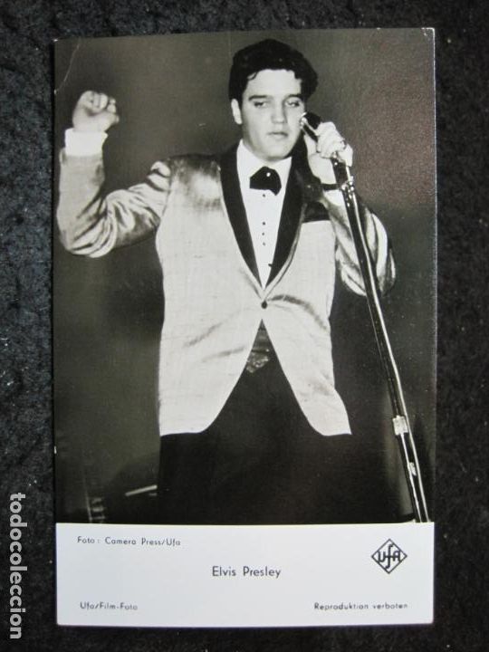 Fotos de cantantes: ELVIS PRESLEY-UFA-POSTAL ANTIGUA-(94.902)