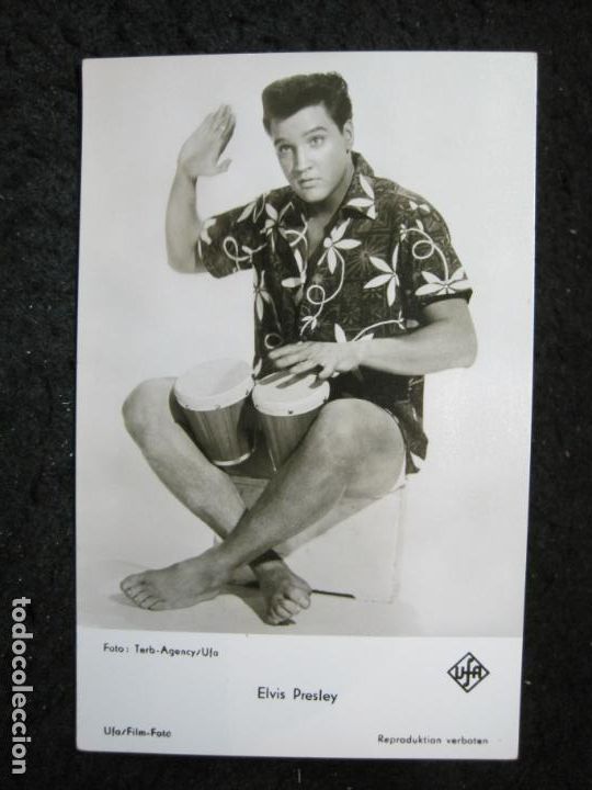 Fotos de cantantes: ELVIS PRESLEY-UFA-POSTAL ANTIGUA-(94.903)