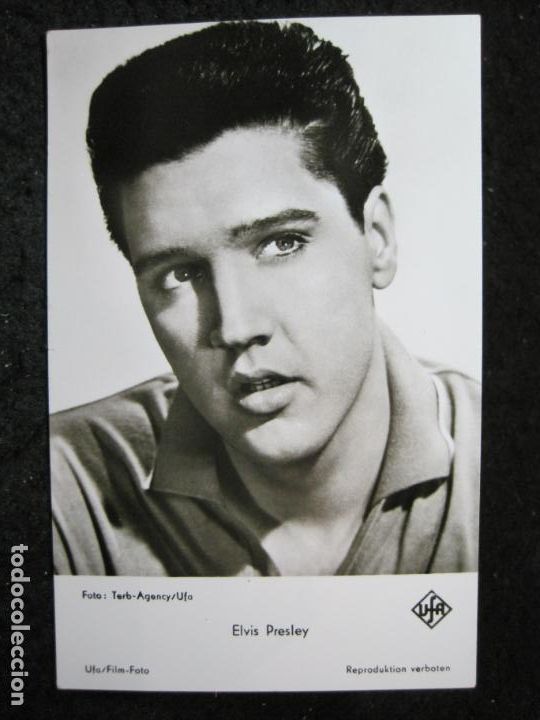 Fotos de cantantes: ELVIS PRESLEY-UFA-POSTAL ANTIGUA-(94.904)