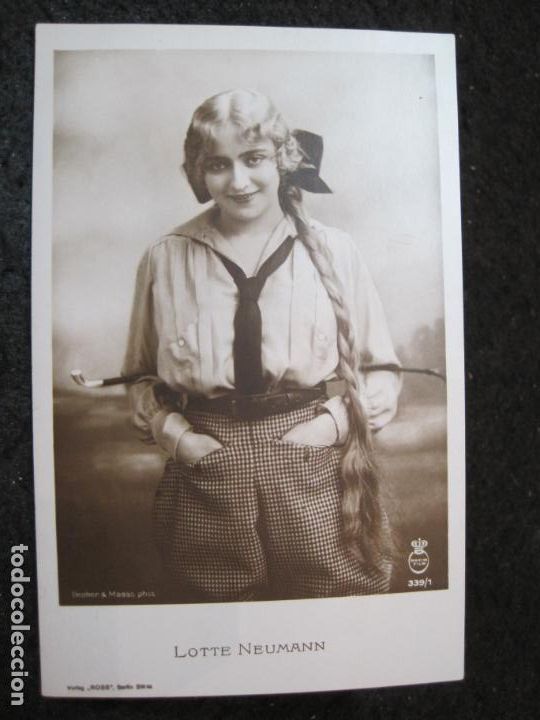 Foto di Cantanti: LOTTE NEUMANN-FOTOGRAFICA-POSTAL ANTIGUA-(94.905)