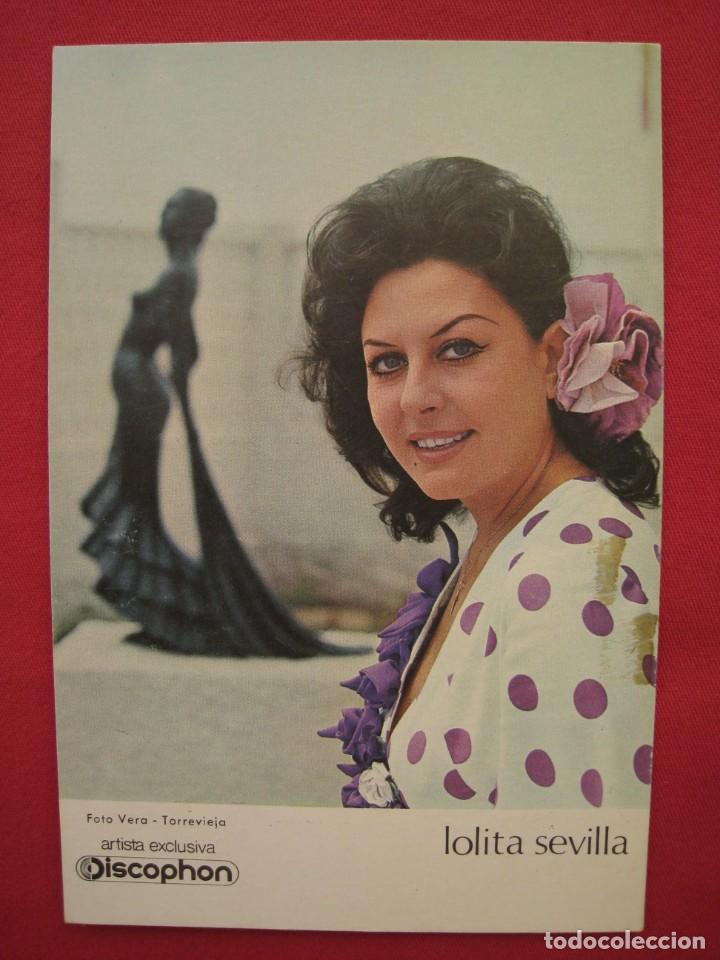 Fotos von Musikern: POSTAL - LOLITA SEVILLA - FOTO VERA - TORREVIEJA - ARTISTA EXCLUSIVA - DISCOPHON.