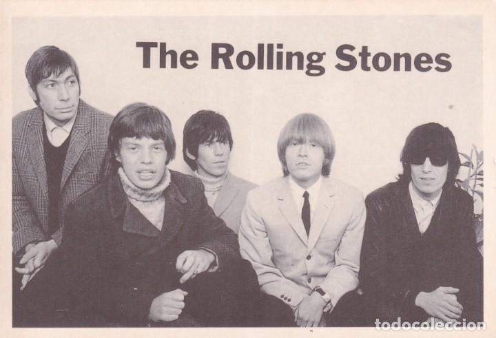 Fotos de Cantantes: Curiosa postal The Rolling stones 47 American Postcard. Sin circular.