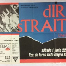 Fotos de Cantantes: DIRE STRAITS “LIVE IN 85”. CARTEL PROMOCIONAL HISTÓRICO CONCIERTO EN BILBAO EN 1985.