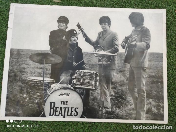 Fotos de cantantes: MUY DIFICIL POSTER DE COLECCION - THE BEATLES - FORMATO 73 x 53 ctm. - A&Ntilde;OS 60s/70s