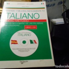 Fotos de Cantantes: ITALIANO APRENDE Y MEJORA RAPIDAMENTE TU ITALIANO SIVIA RISSO CON CD. Lote 355114918