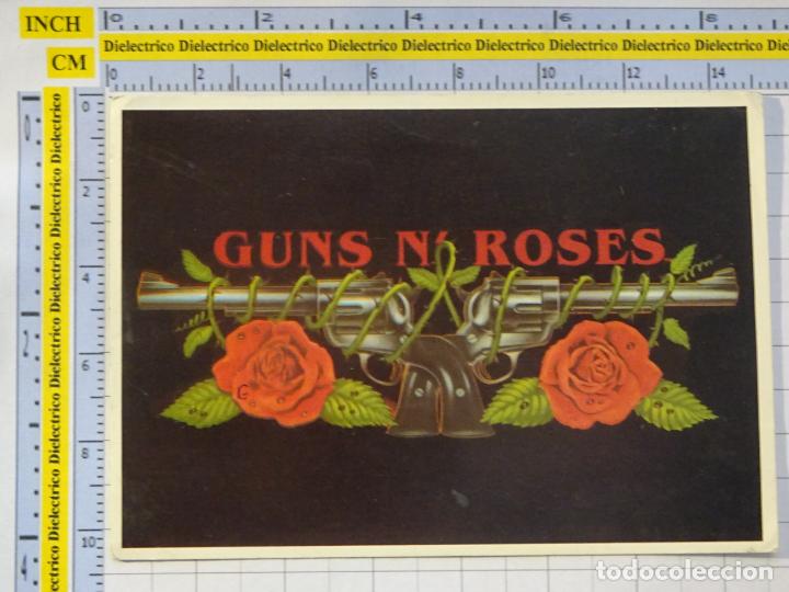 Photos de Chanteurs et Chanteuses: POSTAL DE M&Uacute;SICA CANTANTES. GUNS AND ROSES LOGO. 325