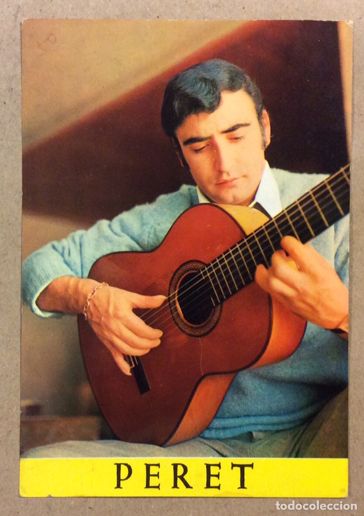 Fotos de Cantantes: PERET. POSTAL SIN CIRCULAR BERGAS N&deg; 814 (1968).