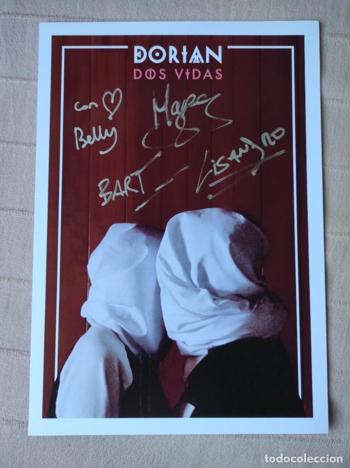 Photos de Chanteurs et Chanteuses: POSTAL GRUPO DORIAN FIRMADA - DOS VIDAS - 21X30 CM