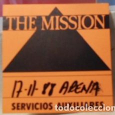 Fotos de Cantantes: THE MISSION BACKSTAGE ORIGINAL SALA ARENA VALENCIA AUDITORIUM SPAIN 1988. Lote 366061656