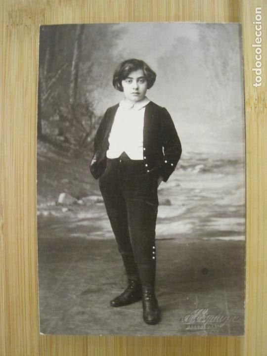 Photos de Chanteurs et Chanteuses: MIECIO HORSZOWSKI-PIANISTA-FOTOGRAFICA-FOTO ESPLUGAS-REVERSO SIN DIVIDIR-POSTAL ANTIGUA-(97.529)