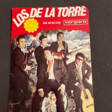 Fotos de Cantantes: POSTAL-FELICITACION LOS DE LA TORRE 1969. DISCOS VERGARA. Lote 366162841