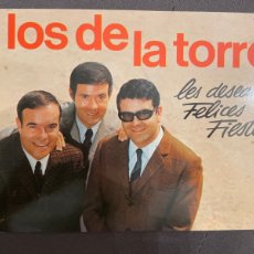 Fotos de Cantantes: FOTO FELICITACION LOS DE LA TORRE 1967. Lote 366163116