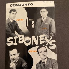Fotos de Cantantes: FOTO POSTAL CONJUNTO SIBONEYS CON EL CANTOR DE PEDRO REYES 1969. Lote 366163406