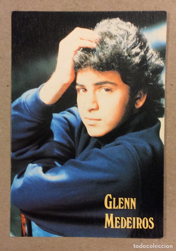 Photos de Chanteurs et Chanteuses: GLEEN MEDEIROS &ldquo;NOT ME&rdquo; (1988). POSTAL SIN CIRCULAR PROMOCIONAL POLYGRAM IB&Eacute;RICA.