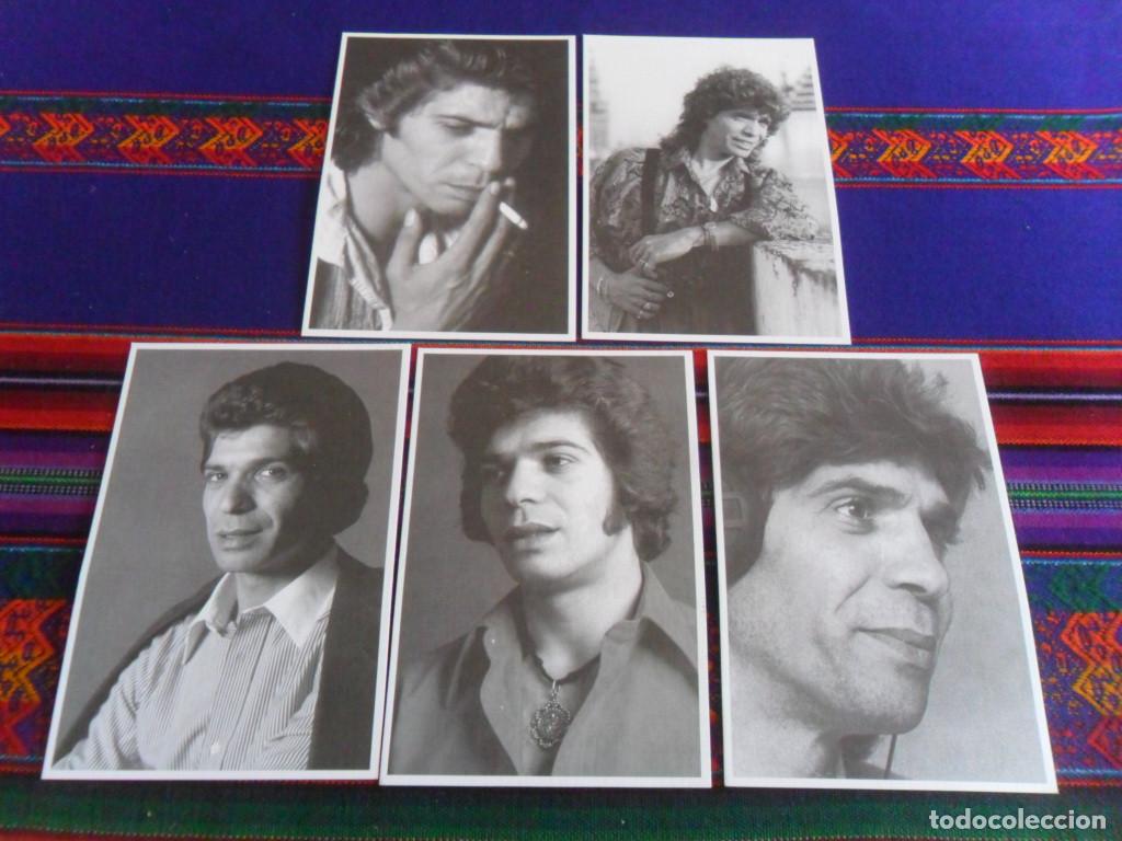 Fotos de Cantantes: LOTE 5 FOTOS CAMAR&Oacute;N DE LA ISLA EN BLANCO Y NEGRO MATE. 17X11,5 CMS. MUY BUEN ESTADO.