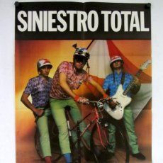 Fotos de Cantantes: SINIESTRO TOTAL ”WORLD TOUR ´85”. HISTÓRICO CARTEL PROMOCIONAL DRO (1985).