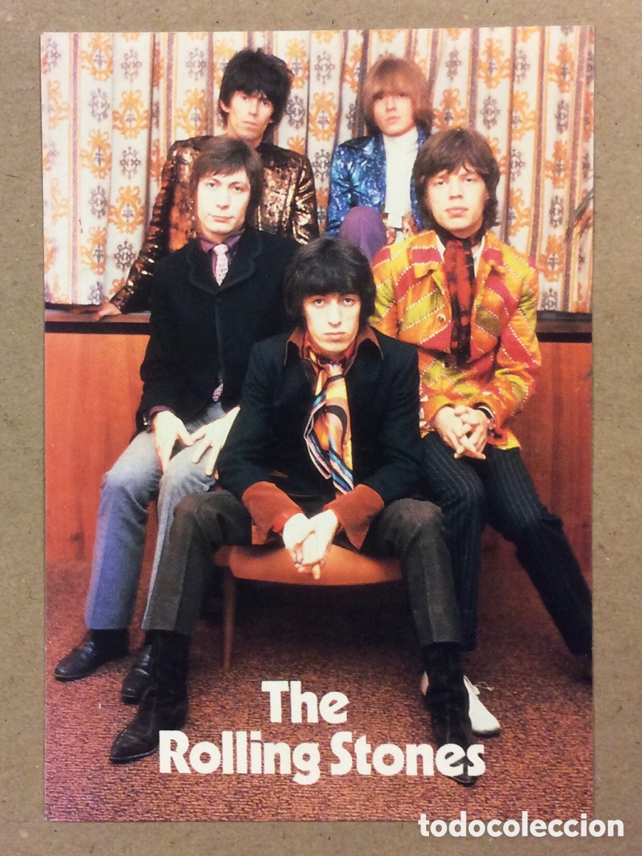 Fotos de Cantantes: THE ROLLING STONES. ANTIGUA POSTAL SIN CIRCULAR BRIT&Aacute;NICA.