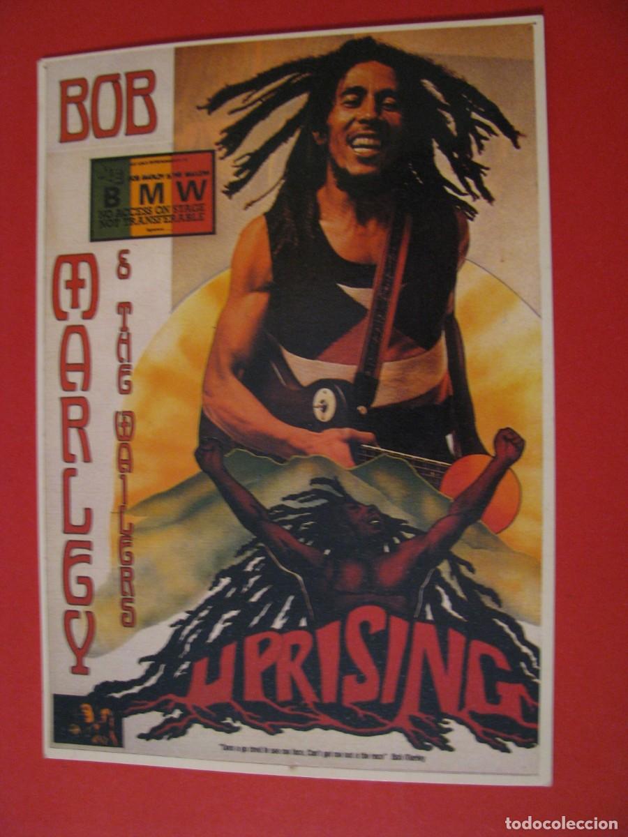 Fotos de Cantantes: POSTAL DE BOB MARLEY. UPRISING.