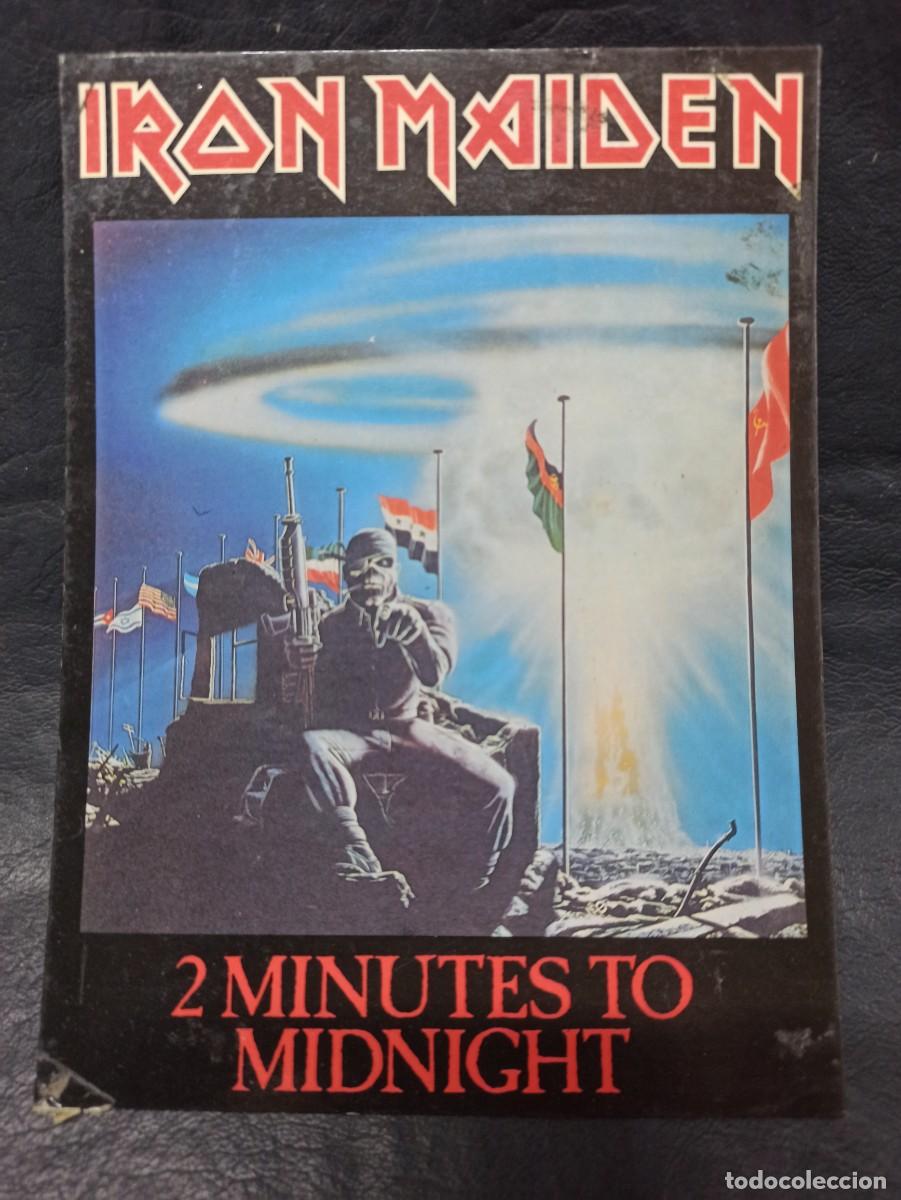 Fotos de Cantantes: Postal Iron Maiden. 2 minutes to midnight. L1