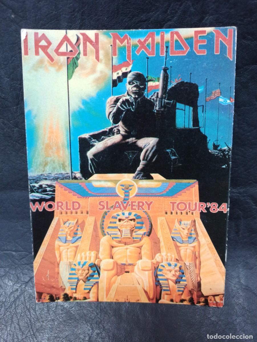 Fotos de Cantantes: Postal Iron Maiden. World slavery tour '84. L1