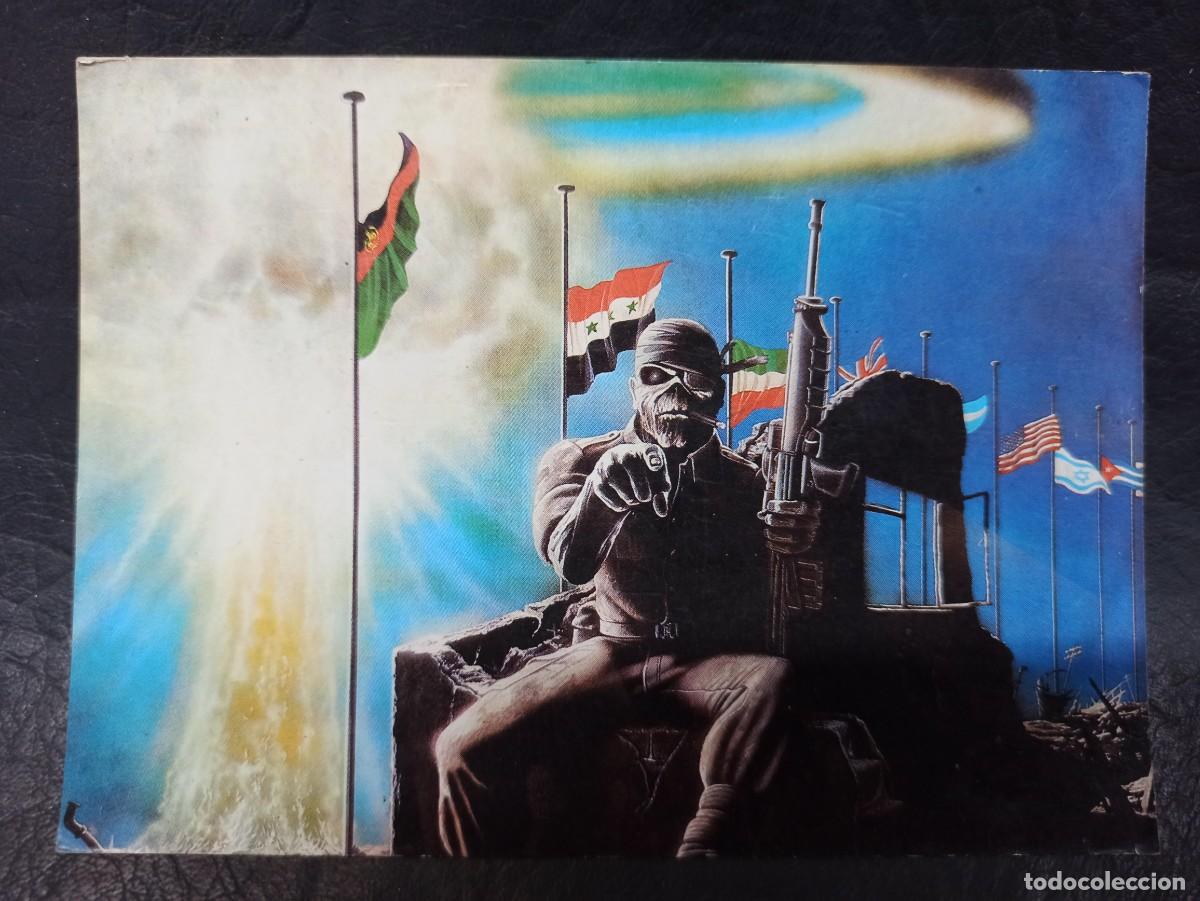Fotos de Cantantes: Postal Iron Maiden. World slavery tour '84. L1