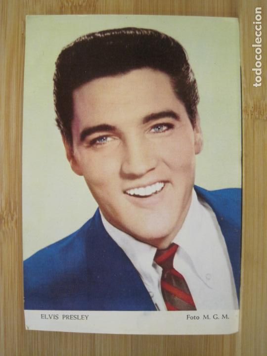 Fotos de cantantes: ELVIS PRESLEY-TARJETA ANTIGUA TIPO POSTAL-VER FOTOS-(98.304)