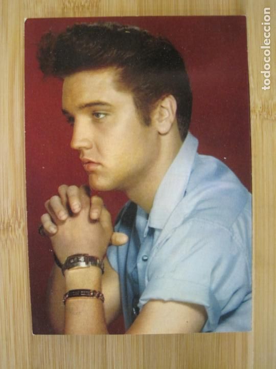 Fotos de cantantes: ELVIS PRESLEY-TARJETA ANTIGUA TIPO POSTAL-VER FOTOS-(98.305)