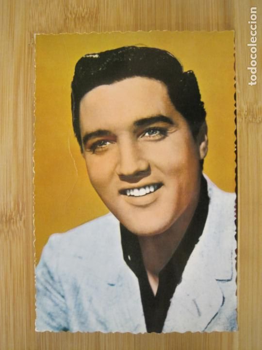 Fotos de cantantes: ELVIS PRESLEY-TARJETA ANTIGUA TIPO POSTAL-VER FOTOS-(98.306)