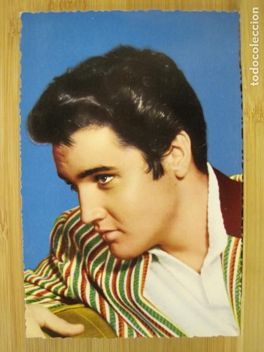 Fotos de cantantes: ELVIS PRESLEY-TARJETA ANTIGUA TIPO POSTAL-VER FOTOS-(98.307)