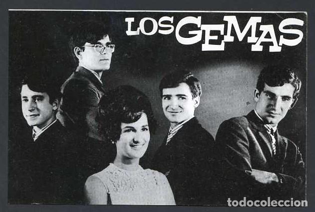 Photos de Chanteurs et Chanteuses: Aut&oacute;grafo *Los Gemas* Promocional 102x157 mms. Firma al dorso.