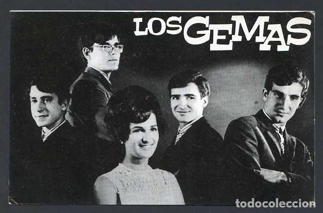 Photos de Chanteurs et Chanteuses: Aut&oacute;grafo *Los Gemas* Promocional 102x157 mms. Firma al dorso.